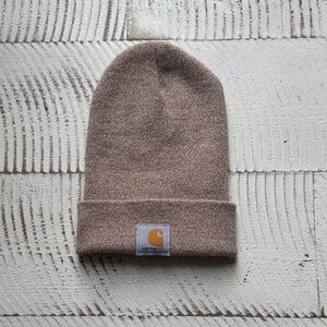 Carhartt Folded Cuff Beanie in Light Brown
